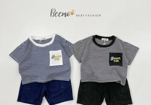 BỘ COTTON KẺ PHỐI TÚI KHỦNG LONG